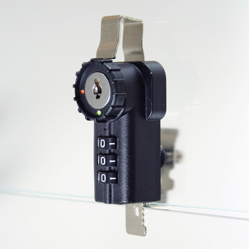 Combi-Ratchet 3-Dial Black Hinged Door Combination Lock - Pack of Two | TLK7861HI2