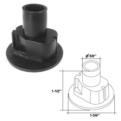 Nylon Core End Cap for Retractable Shower Doors | CEC21