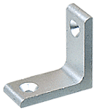 C.R. Laurence CRL Bright Anodized Brace for Partition Posts | D664BA