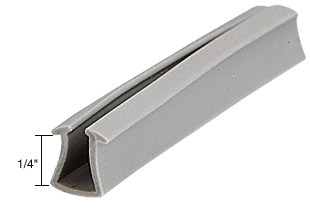 C.R. Laurence CRL Glazing Vinyl; 1/4&quot; Channel Depth 9/32&quot; Metal Opening for 7/32&quot; Glass - 100 ft Roll | D750C