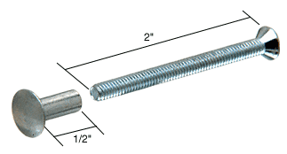 C.R. Laurence CRL Aluminum 2&quot; Binder Post and Fastener | E2055