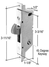 Patio Door Hardware | Patio Door Locks | Mortise Locks  | E2118