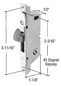 Patio Door Hardware | Patio Door Locks | Mortise Locks  | E2148