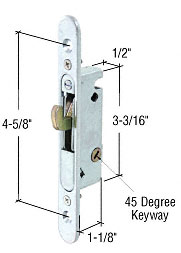 Patio Door Hardware | Patio Door Locks | Mortise Locks  | E2164