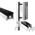 Gordon Glass&#174; Commercial Entrance Door Astragal Weatherstripping - 84 in long