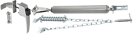 C.R. Laurence Storm and Screen Door Kit for Outswing Screen or Storm Doors, Aluminum | ESDK200