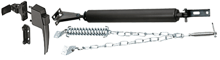 C.R. Laurence CRL Storm and Screen Door Kit for Outswing Screen or Storm Doors, Black | ESDK250
