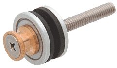 C.R. Laurence CRL Satin Anodized Steel Replacement Washer Set for Back-to-Back Solid Pull Handle | F41WKSA