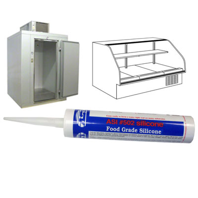 Black Food Grade Silicone Sealant | Food Grade Silicone Caulk | FGSASI502B6