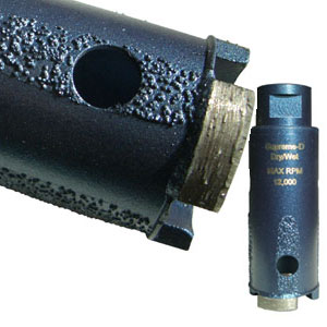 Supreme 4&quot; Laser Welded Stone Dry or Wet Core Bit Tube 1&quot;Diameter | GCBGD0100