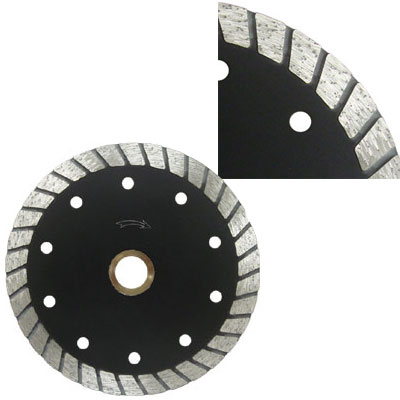Continuous Wide Turbo Teeth Segment 9&quot; Blade with Cooling Holes  | GCTW0910D