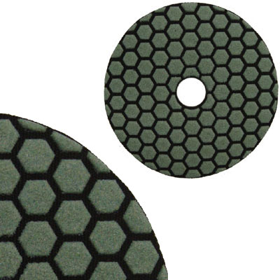 Super Premium 4&quot; Dry Wet 7Pcs (50-3,000 Grit) Flexible Polishing Pad Set | GLFP4D7SET