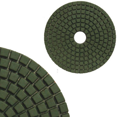 Super Premium 4&quot; (3.0mm) Wet 50 Grit Flexible Polishing Pad | GLFP40050W30