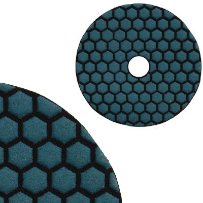 Super Premium 5&quot; Dry Wet 100 Grit Flexible Polishing Pad | GLFP50100D