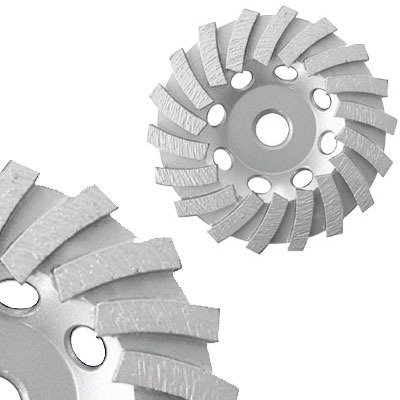 Diamond 5&quot; Segmented Turbo Cup Wheel with 7/8 mm Arbor | GLGCL05A