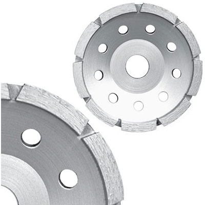 Diamond 4&quot; Single Row Cup Wheel with 5/8 mm Arbor | GLGCS04F