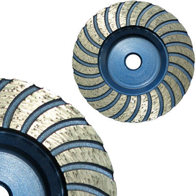 Turbo 4-1/2&quot; Cup Wheel For Granite and Marble with 7/8 mm Arbor | GLGCT045A