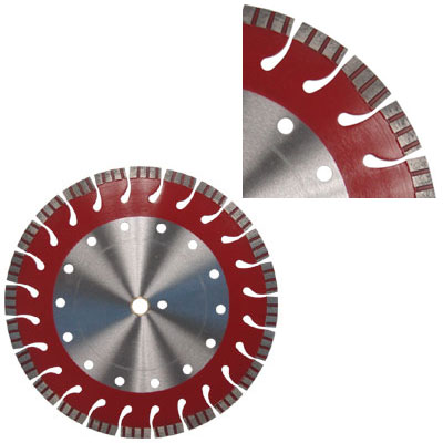 Multi-Purpose Laser Welded 16&quot; Super Turbo 15mm Segment Rim Blade | GLHS1615C