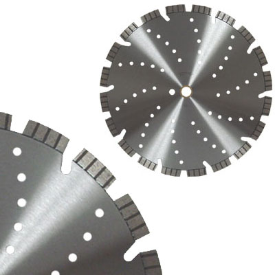Heavy Duty Laser 14&quot; Segmented Blade with 15mm Jumbo Rim for Masonry, Stone, Brick, and Block | GLLHB14C