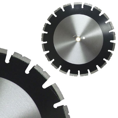 Pro-Soft Bond Laser Welded 14&quot; Asphalt Blade with Carbide Insert and Drop Segment Protection  | GLTAB1414070