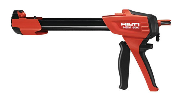 Hilti Manual Dispenser HDM 500 + Black Cartridge - 3498241 | MDHDM500BC