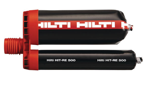 Hilti Injectable Mortar Epoxy adh RE 500 - 11.1 Oz Cartridge - 340225 | ERE50011