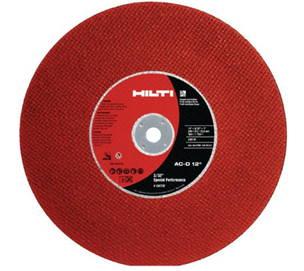 Hilti AC-D DS Drywall Stud Cutting Disc for Chop Saw 14&quot; x 3/32&quot; x 1&quot; - 436733 | ACDDSDSCSCS14