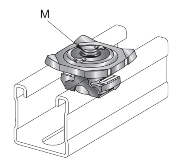 Hilti Saddle Nut MQA-F 1/2&quot; - 377886 | SNMQAF12
