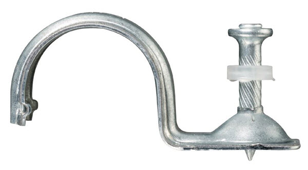 Hilti X-EMTC 1/2&quot; U22 Premium Conduit Clips with Pre-Mounted Premium X-U Fastener - .27 Caliber - Box of 100 - 226909 | XEMTC12U22PCC