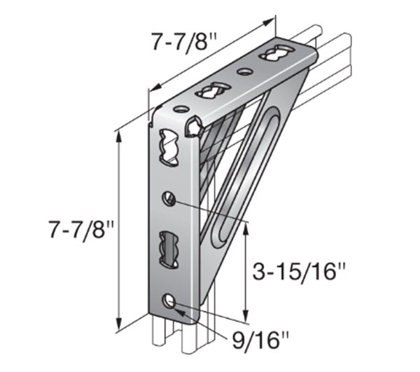 Hilti Angle Bracket Double Brace MQW-S/2 - 369665 | ABDBMQWS2