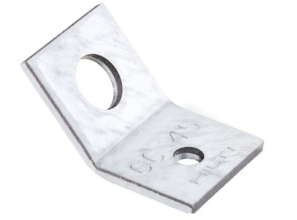 Hilti X-CC 45 Ceiling Clips with Pre-Mounted Fastener and No Pre-Tied Wire - Box of 100 - 343760 | XCC45CC