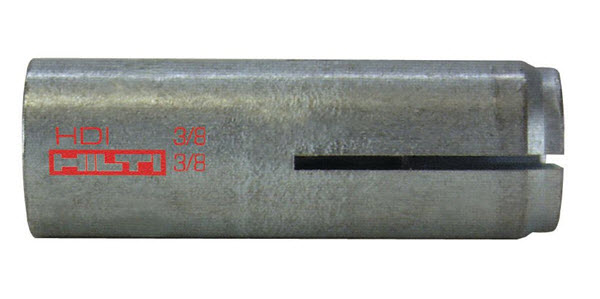 Hilti FLUSH Drop-in Anchor HDI-S Speed Thread Carbon Steel 1/2&quot; - 337858 - Box of 300 | FDAHDIS12CSMC