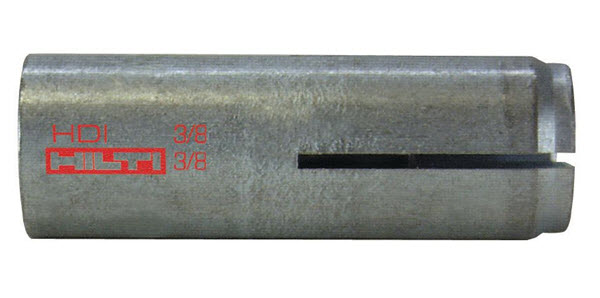 Hilti FLUSH Drop-in Anchor HDI Stainless Steel 303 5/8&quot;  - 336433 - Box of 25 | FDAHDI58SS