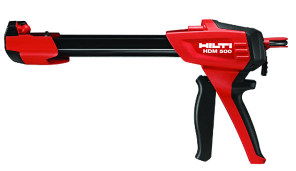 Hilti Manual Dispenser HDM 500 with Black/Red Cartridge  - 3498314 | MDHDM500BRC