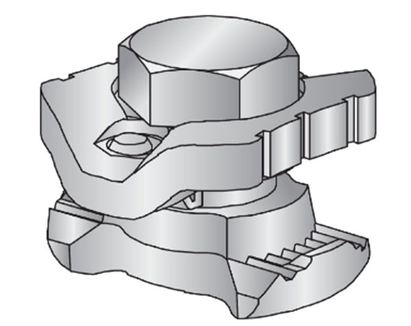 Hilti Channel Connector Push Button MQN-R SS316 - 304012 | CCPBMQNRSS