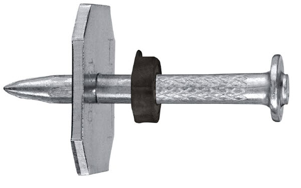 Hilti X-C 47 P8R36 Single Nail with Steel Washer for Concrete for Powder-Actuated Tools - Pack of 100 - 2029154 | XC47P8R36SN