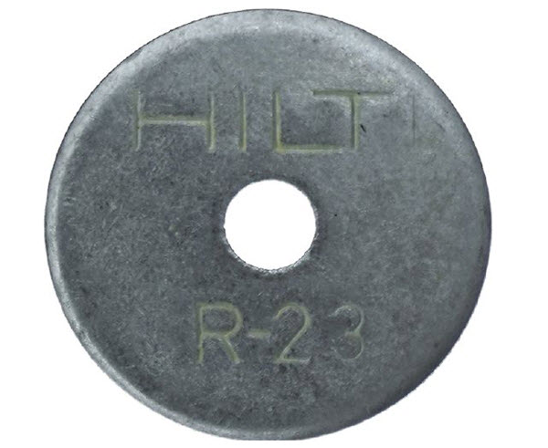 Hilti R-23 Steel Washer For Use With Nails - 51731 | R23SW