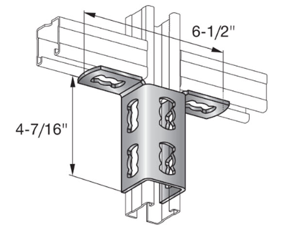 Hilti Strut Connector MQV-3/2 D - 369640 | SCMQV32D
