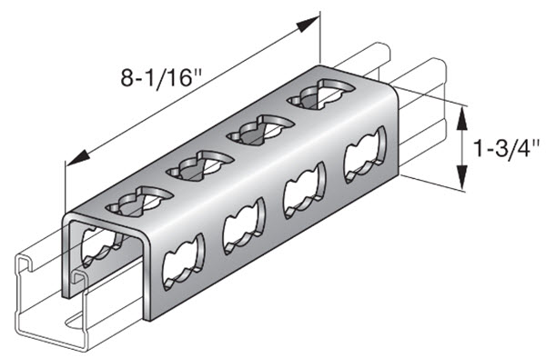 Hilti Strut Connector MQV-12-R SS316 - 304037 | SCMQV12RSS