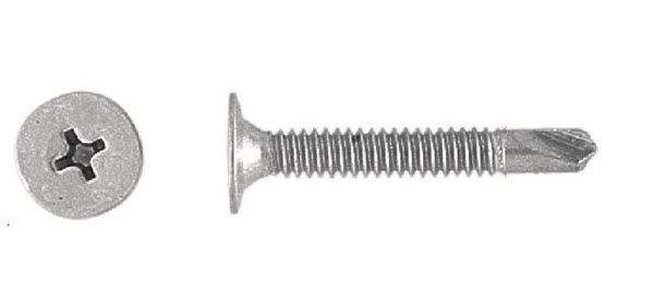Hilti S-WD Wood Drill Screws - Wood to Steel (Wafer Head) 10-24 x 1&quot; PWH5 - 6000 Pieces - 311632 | WDFWH10241PHW5