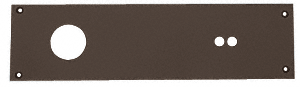 C.R. Laurence CRL Dark Bronze Jackson 2 Valve Overhead Concealed Closer Cover Plate | J20190BRZ