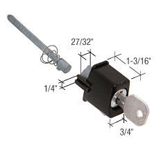 C.R. Laurence CRL Screen Door Locking Unit for Ideal Doors | K5023