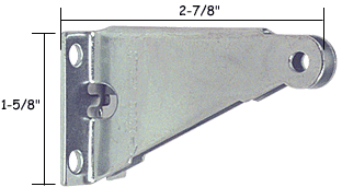 C.R. Laurence CRL Side Mount Jamb Brackets for Pneumatic Closers | K5031