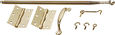 C.R. Laurence CRL Wood Screen Door Mounting Kit | K5045