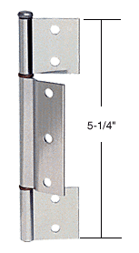 C.R. Laurence Aluminum Offset Replacement Hinge with 1/8&quot; Offset Center Leaf | K5093