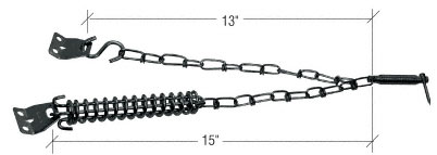 C.R. Laurence Black Screen and Storm Door Protector Chain | K5141