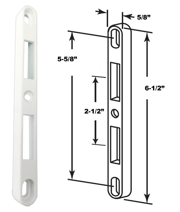TechnologyLK Patio Door Keeper for 2-Point Mortise Lock | E2563