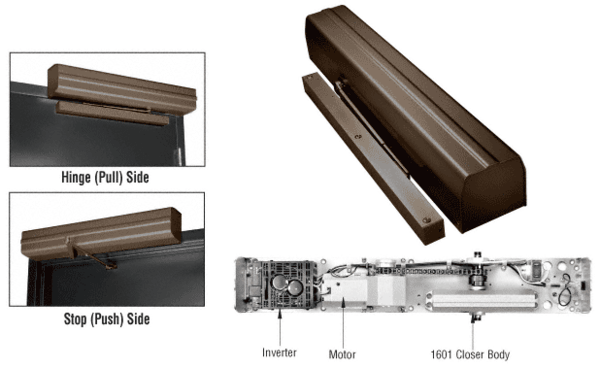 C.R. Laurence CRL Dark Bronze Norton 5700 Series LEO Low Energy Power Door Operator | LE05741DU