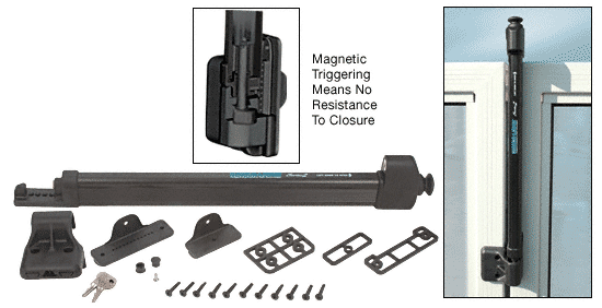 C.R. Laurence CRL Black Magna Latch Child Safety Locks | LL1MBL