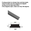 Gordon Glass&#174; Flexible Magnetic Strip Insert for Framed Swing Shower Doors - 75" long